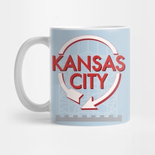 Kansas City Retro Rooftop Sign Mug